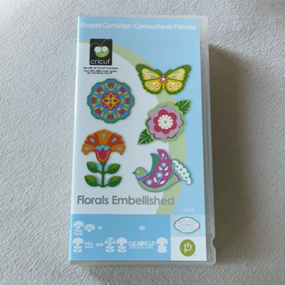 FLORALS EMBELLISHED Cricut Cartridge Flowers Galore